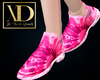 {D} Dye Pink Sneakers