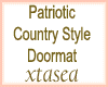 Patriotic Country Mat