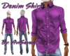 Denim Shirt Violet