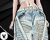 V: Strap Jeans pale