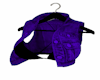 Purple Vest W/ Black Bra