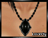 [Lo] Black Onyx Necklace