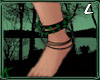 Green Ankle bracelet (L)