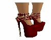 red/gold sexy heels