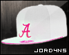 Fitted V7 Pink/White