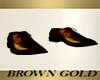 Brown Gold Shoes