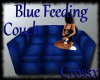 Blue/Black Feeding Couch