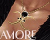 Amore Gold Moon Necklace