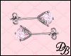 Pink Diamond Earrings