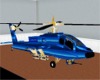 animated blue helicopter