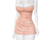 QL~ Busty Peach Dress