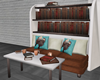 :3 Bookshelf W/Bench