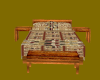 poseless wood bed/palm