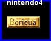 *BORICUA* solid gold
