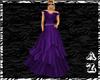 Cascade Dress-Purple