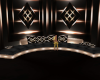 ! Black N Gold Couch