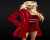 Red Fur Coat/Red Dress