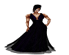 sexy purple/black gown