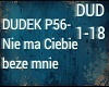"Nie ma Ciebie beze mnie