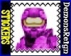 Purple Soldier Stamp