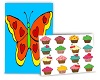 Clip Art Butterfly Cups