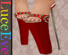 V2 Red Spikey Stiletto