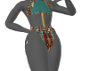 F2B ChainSwimsuit Tribal