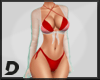 [D] Red bikini Covered