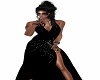 *Black rhinestone dress