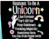 Reason to be Unicorn