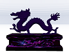 Purple Dragon Statue
