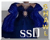 ssD Shoulder Shawl blue