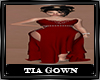 Tia Gown Red