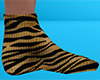 Brown Tiger Stripe Socks (M)