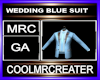 WEDDING BLUE SUIT