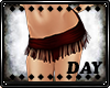 [Day] Fringe skirt red
