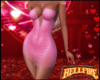 VDay Pink Glitter Dress