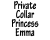 Princess private collar