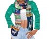 Xmas Scarf  Layerable F.