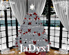 Silver Red ChristmasTree