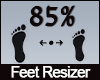 85% Feet Scaler