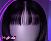 arya black + bangs