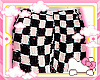 plaid wide pants