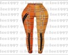 Orange plaid pants
