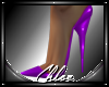 Purple Gown Heels