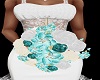 Teal Bridal Bouquet