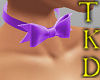 Purple Bow Choker