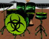 Black Toxic Drumset