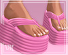 VK~Pink Flip Flops