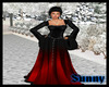 *SW*Red Fur Winter Gown